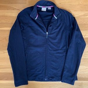 EP Pro Navy Zip Front Golf Jacket